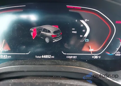 2022 BMW X3 xDrive30I z USA, uszkodzony, nr VIN 5UX53DP01N9L04952